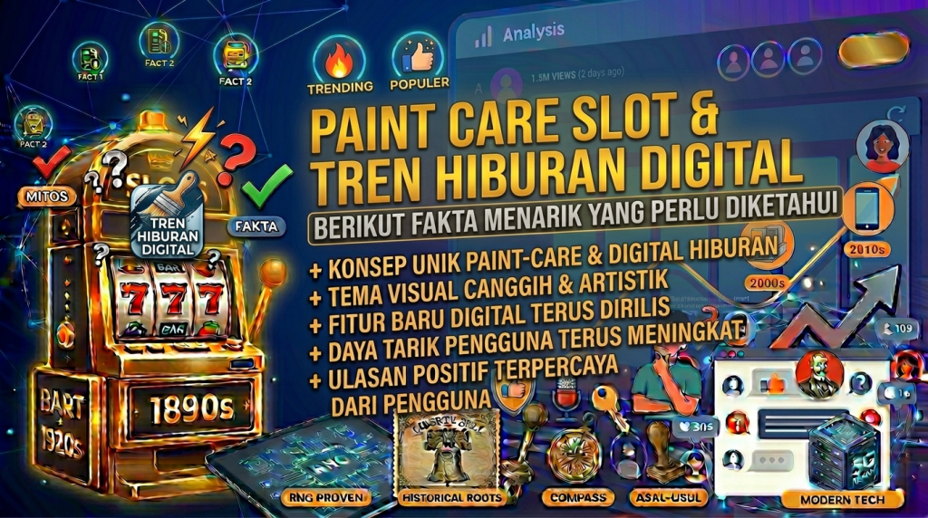 Paint Care Slot dan Tren Hiburan Digital, Berikut Fakta Menarik yang Perlu Diketahui