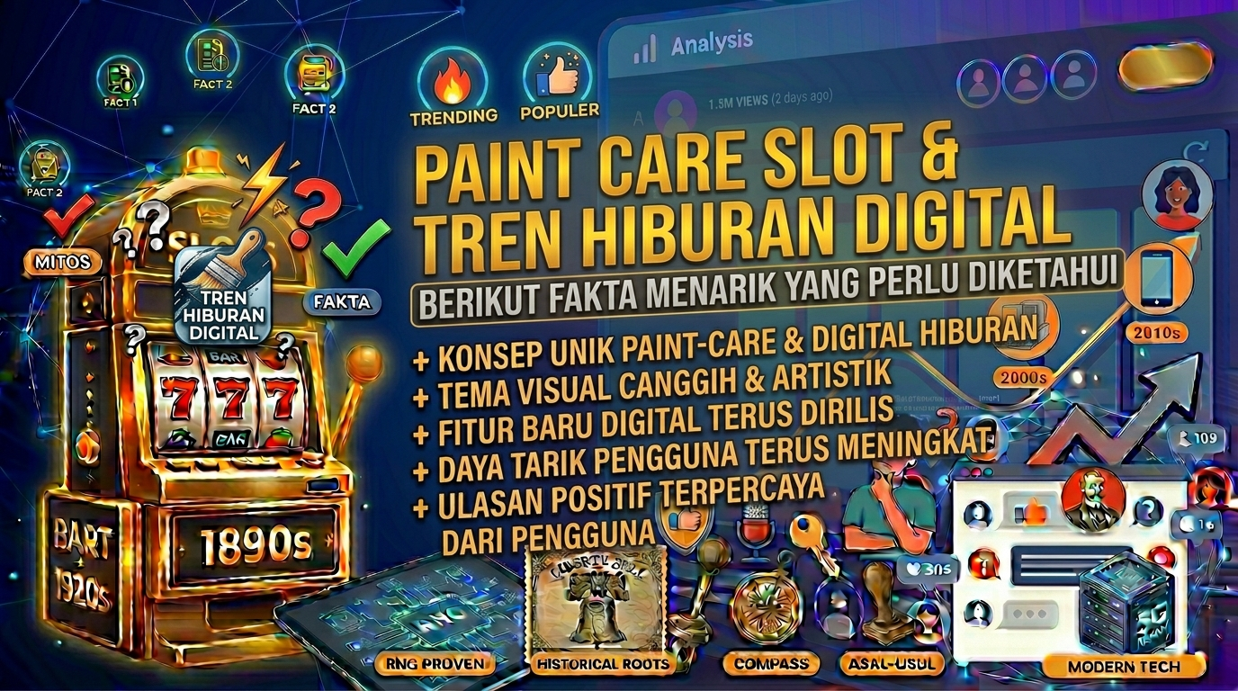 Paint Care Slot dan Tren Hiburan Digital, Berikut Fakta Menarik yang Perlu Diketahui