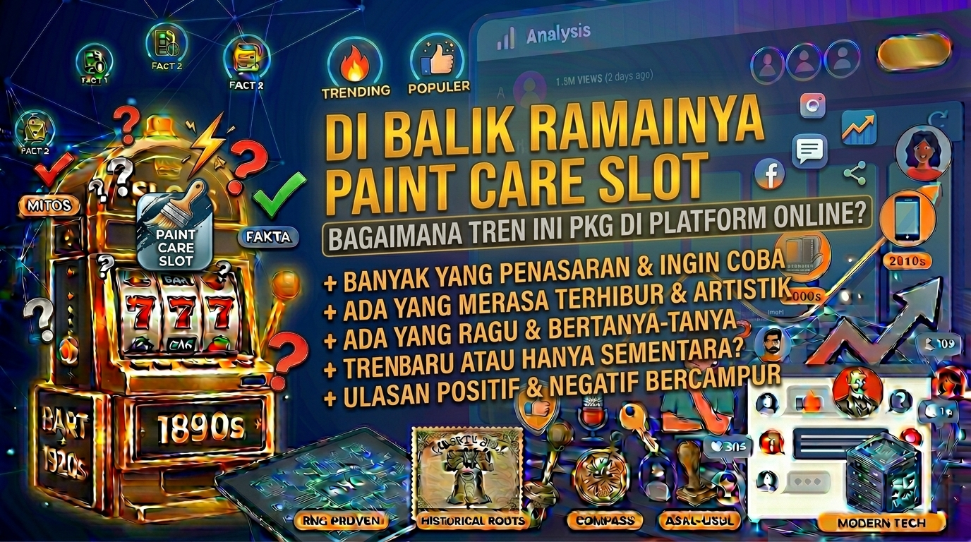 Di Balik Ramainya Paint Care Slot, Bagaimana Tren Ini Berkembang di Platform Online?