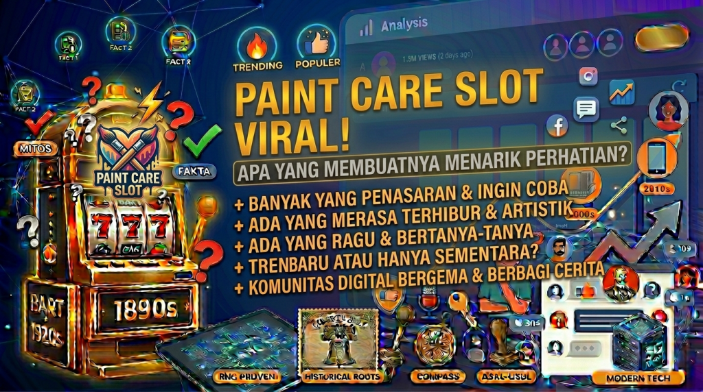 Paint Care Slot Viral di Sejumlah Komunitas, Apa yang Membuatnya Menarik Perhatian?