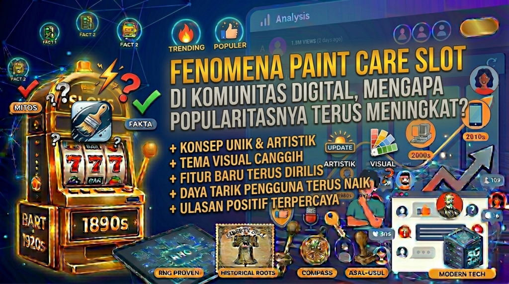 Fenomena Paint Care Slot di Komunitas Digital, Mengapa Popularitasnya Terus Meningkat?